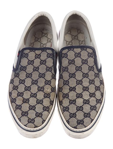 gucci canvas shoes